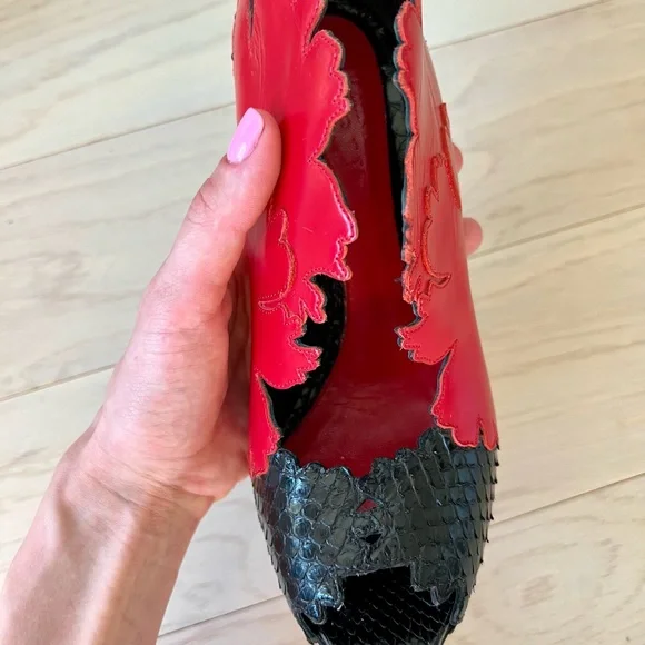 Alexander McQueen pumps 38 IT black and red - Picture 5 of 9